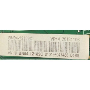 MAIN PARA MONITOR SAMSUNG / NUMERO DE PARTE BN94-12189C / BN41-02529B / BN9412189C / 12189C / NUMERO DE PANEL CY-KK043BGAVWH / MODELO LH43PMHP